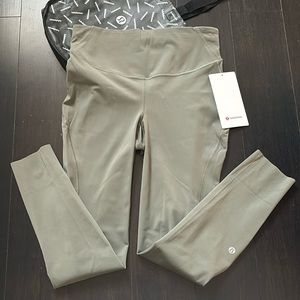 LULULEMON BASE PACE HR LEGGINGS 25” in GRAY SAGE (GRSG) SZ 4 NWT